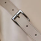 Стильна жіноча бананка із натуральної шкіри Shvigel 16391 Бежевий, фото 10