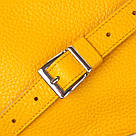 Шкіряна яскрава жіноча бананка Shvigel 16377 Жовтий, фото 7