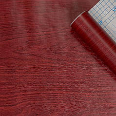 Самоклеюча плівка 0,45х10м х 0,07мм Червоне дерево SW-00000765