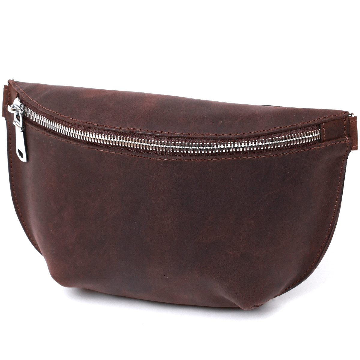 Матова жіноча бананка Shvigel 16395 Коричневий, фото 1