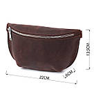 Матова жіноча бананка Shvigel 16395 Коричневий, фото 3