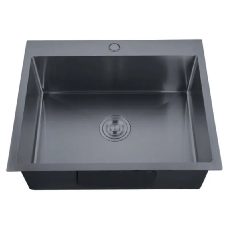 Мийка з нерж. сталі ZERIX ZH6050-215 NANO-BLACK (3.0/0.8) (MX1586), фото 1