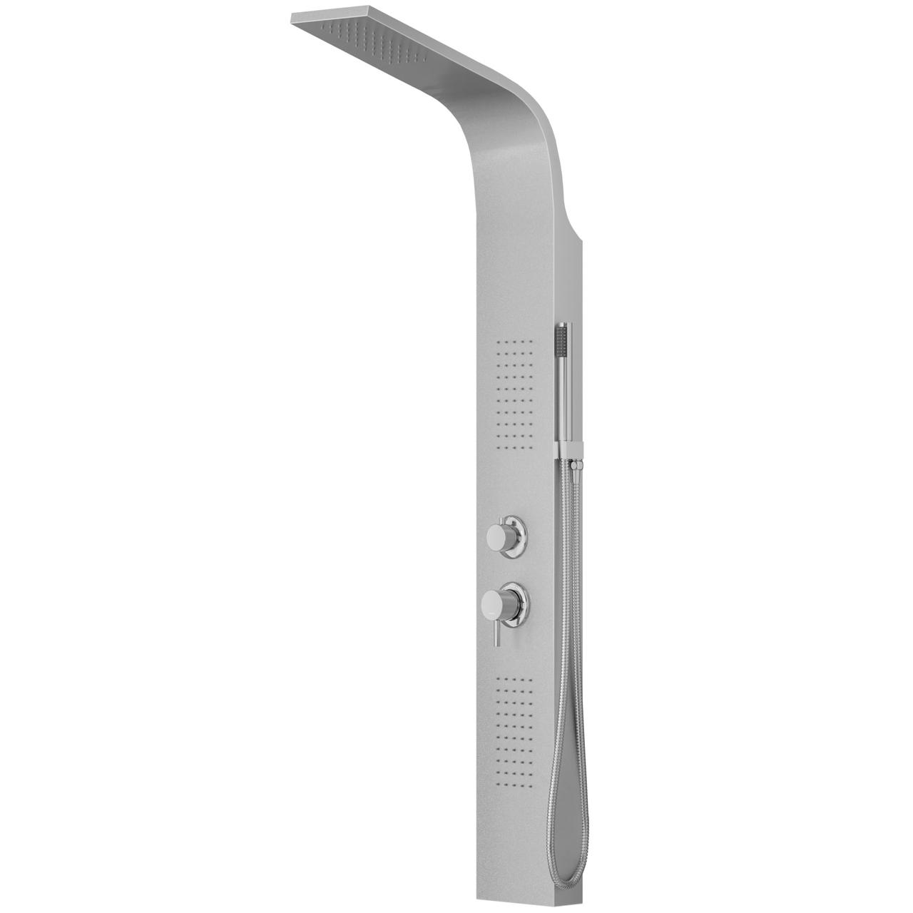 Душова панель CORSAN ALTO SILVER з термостатом, фото 1