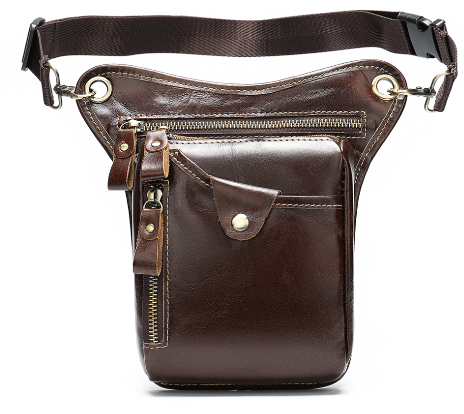 Поясна сумка Vintage 20014 Коричнева, фото 1