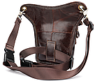 Поясна сумка Vintage 20014 Коричнева, фото 2