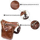 Поясна сумка Vintage 20014 Коричнева, фото 5