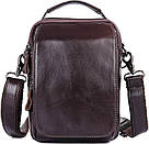 Сумка Vintage 14544 з натуральної шкіри Коричнева, фото 5