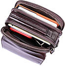 Сумка Vintage 14544 з натуральної шкіри Коричнева, фото 10