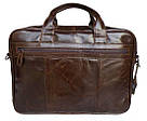 Сумка чоловіча Vintage 14152 Коричнева, фото 6