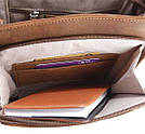 Сумка чоловіча Vintage 14159 з вінтажній шкіри Коричнева, фото 8