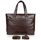 Сумка чоловіча Vintage 14399 Коричнева, фото 2