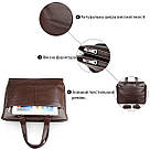 Сумка чоловіча Vintage 14399 Коричнева, фото 4