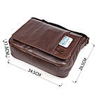 Сумка чоловіча Vintage 14425 Коричнева, фото 3