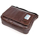 Сумка чоловіча Vintage 14425 Коричнева, фото 5