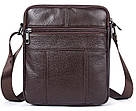Сумка чоловіча компактна Vintage 14746 Коричнева, фото 2