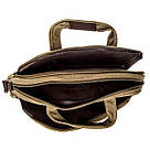 Сумка текстильна для ноутбука Vintage 20186 Хакі, фото 6