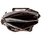 Сумка-трансоформер текстильна велика Vintage 20151 Сіра, фото 7