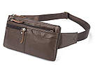Сумка на пояс Vintage 14736 Коричнева, фото 2