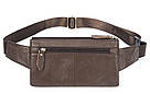 Сумка на пояс Vintage 14736 Коричнева, фото 5