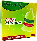 Презерватив Recare Spike Green з шипами 1 шт, фото 2