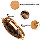 Жіноча ділова сумка з натуральної шкіри 22110 Vintage Пісочна, фото 4