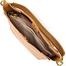 Жіноча ділова сумка з натуральної шкіри 22110 Vintage Пісочна, фото 6