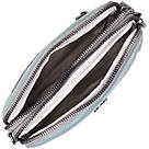 Жіноча повсякденна сумка на два відділення з натуральної шкіри Vintage 22280 Блакитна, фото 6