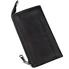 Клатч шкіряний матовий SHVIGEL 16191 Чорний, фото 2