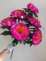 Штучні півонії. Букет штучних півоній ( 65 см , 7 півоній ), фото 10