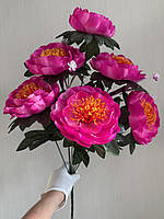 Штучні півонії. Букет штучних півоній ( 65 см , 7 півоній ), фото 7