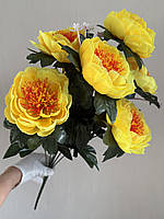 Штучні півонії. Букет штучних півоній ( 65 см , 7 півоній ), фото 8