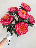 Штучні півонії. Букет штучних півоній ( 65 см , 7 півоній ), фото 3