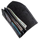 Шкіряний клатч унісекс на магніті GRANDE PELLE 11214 Чорний, фото 6