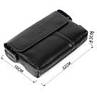 Чоловічий клатч SHVIGEL 11084 шкіряний Чорний, фото 3