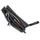 Чоловічий клатч SHVIGEL 11084 шкіряний Чорний, фото 6