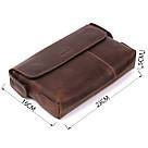 Чоловічий клатч SHVIGEL 11085 шкіряний Коричневий, фото 3