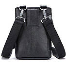 Поясний клатч Vintage 14691 Чорний, фото 5