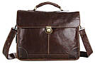 Сумка чоловіча Vintage 14085 для ноутбука Коричнева, фото 6