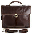 Сумка чоловіча Vintage 14085 для ноутбука Коричнева, фото 8