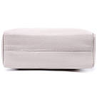 Цікава жіноча шкіряна сумка із стильним бігунком Vintage 22653 Біла, фото 6