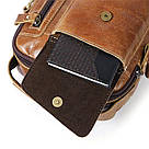Сумка чоловіча Vintage 14766 Світло-коричнева, фото 2