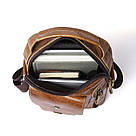 Сумка чоловіча Vintage 14766 Світло-коричнева, фото 3