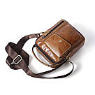 Сумка чоловіча Vintage 14766 Світло-коричнева, фото 8