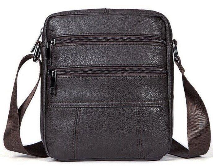 Сумка чоловіча флотар Vintage 14759 Коричнева, фото 1