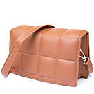 Горизонтальна м'яка сумка зі шкірозамінника Vintage sale_14909 Коричнева, фото 2