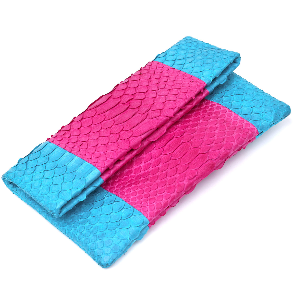 Яскравий жіночий клатч Snake Leather sale_14993 Рожевий, фото 1