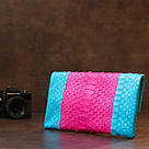 Яскравий жіночий клатч Snake Leather sale_14993 Рожевий, фото 5