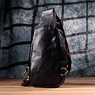 Жіночий слінг сумка через плече з екошкіри Vintage sale_15117 Чорний, фото 10