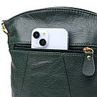 Компактна жіноча сумка з натуральної шкіри sale_15120 Vintage Зелений, фото 5