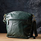 Компактна жіноча сумка з натуральної шкіри sale_15120 Vintage Зелений, фото 7